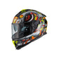PREMIER HELMETS Typhoon Red/Yellow/Gray Motorcycle Helmet