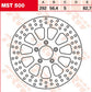 Trw Round Fixed Brake Rotor 250-299mm For Harley XL 1200 C 1999-2019 MST500