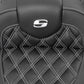Saddlemen Roadsofa Lattice Stitch With Backrest For HD FLTRXSE 1977 23-24 823-07-206B6