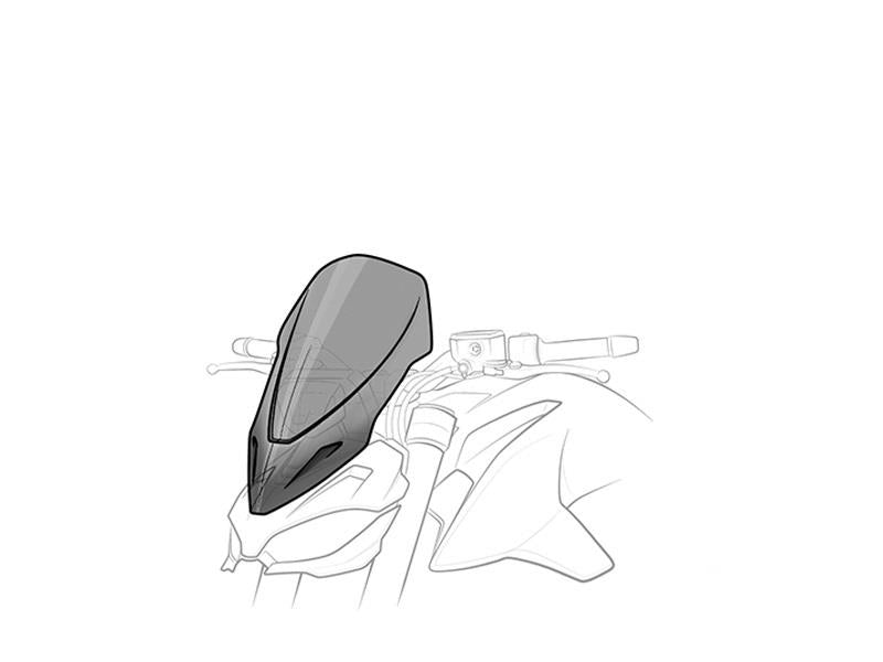 PUIG New Generation Touring Screen Dark Smoke for Harley Davidson Sportster S RH1250S 21-24 21322F