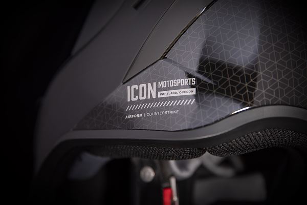 ICON Airform™ Counterstrike MIPS® Black Motorcycle Helmet