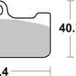 Sbs DC Racing Dual Carbon Brake Pads Carbon Ceramic Set 711DC