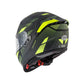 PREMIER HELMETS Evoluzione Yellow/Black Motorcycle Helmet