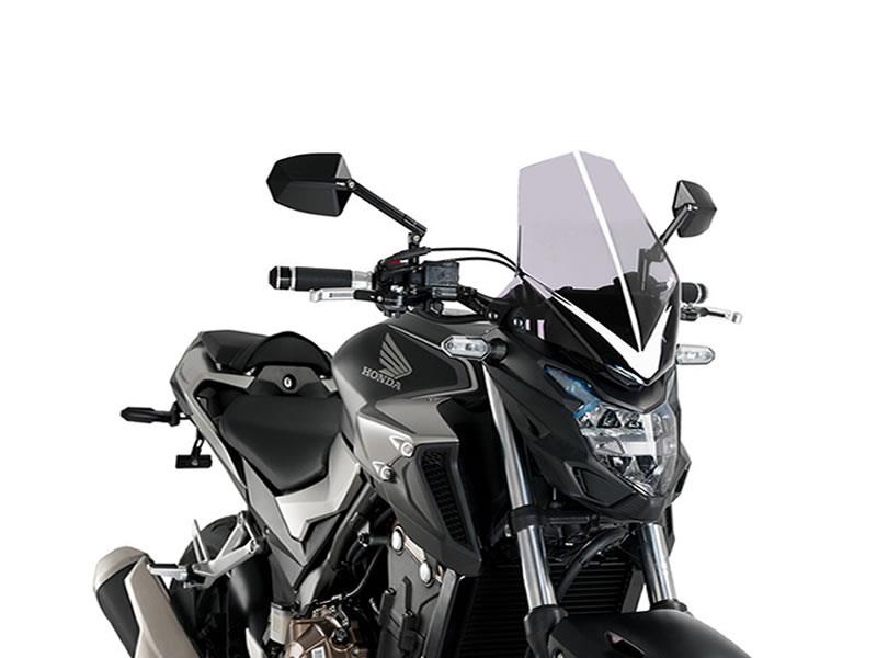 PUIG New Generation Sport Screen Light Smoke for Honda CB500 F 16-24 3657H