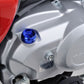 Daytona Bullet Oil Filler Cap M20xP2.5 Blue Aluminum with O-ring & Wire-lock 98400