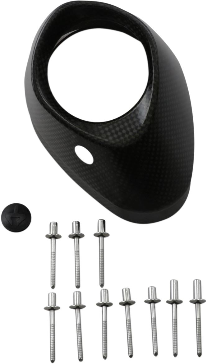 Akrapovic End Cap CF T3 Type 1 V-EC36