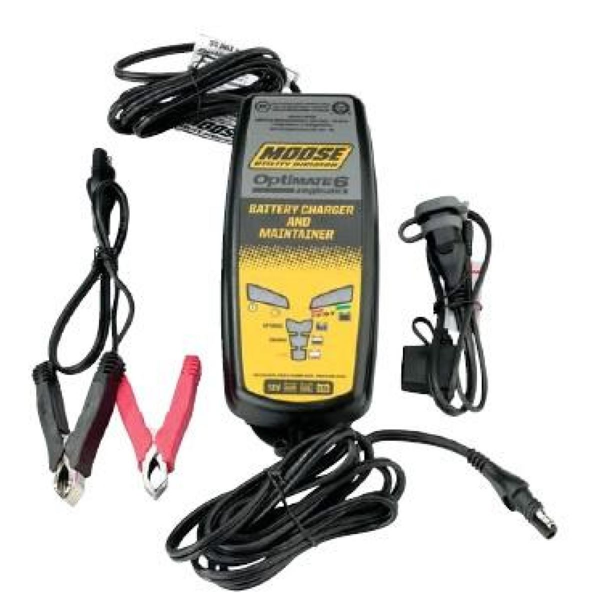 Optimate 6 12V Heavy Duty Battery Charger Maintainer Car Van Tractor Boat Quad