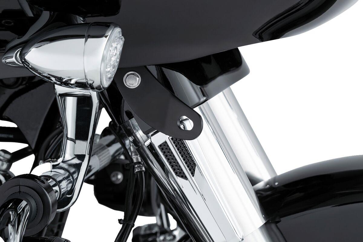 Ciro Tie-Down Brackets For Harley Davidson FLTRK 1868 2015-2024 Black 66101