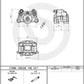 BREMBO P2.34 REAR BRAKE CALIPER REAR BK 920B85291