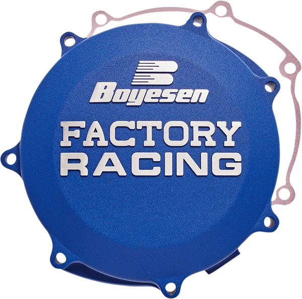 Boyesen Factory Clutch Cover For Yamaha YFZ 450 R 2009-2026 Blue CC-38AL