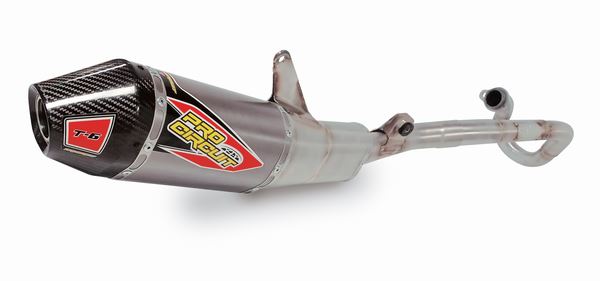 Pro Circuit T-6 Euro Exhaust System SS/TI/CF For Honda CRF 250 R 22-26 0112225H