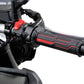 Daytona GRIPPYGRIP GGD-Line Grip Red Open End 7/8 Handlebar Grip Pair 88658