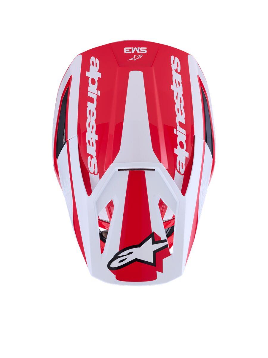 ALPINESTARS SM3 Heat Helmet RED/WH/BLK 2025 Model