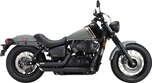Vance & Hines Shortshots Staggered Exhaust System Honda VT 750 C2B 10-23 48319