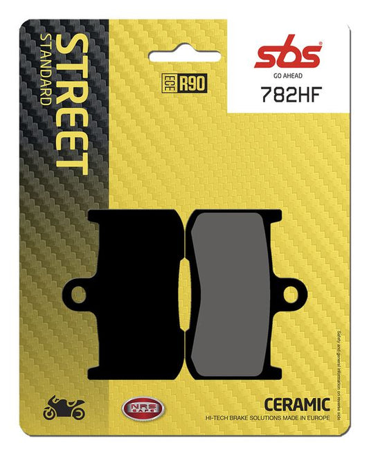 Sbs HF Street Ceramic Organic Brake Pads For Triumph Tiger 1050 2002-2021 782HF