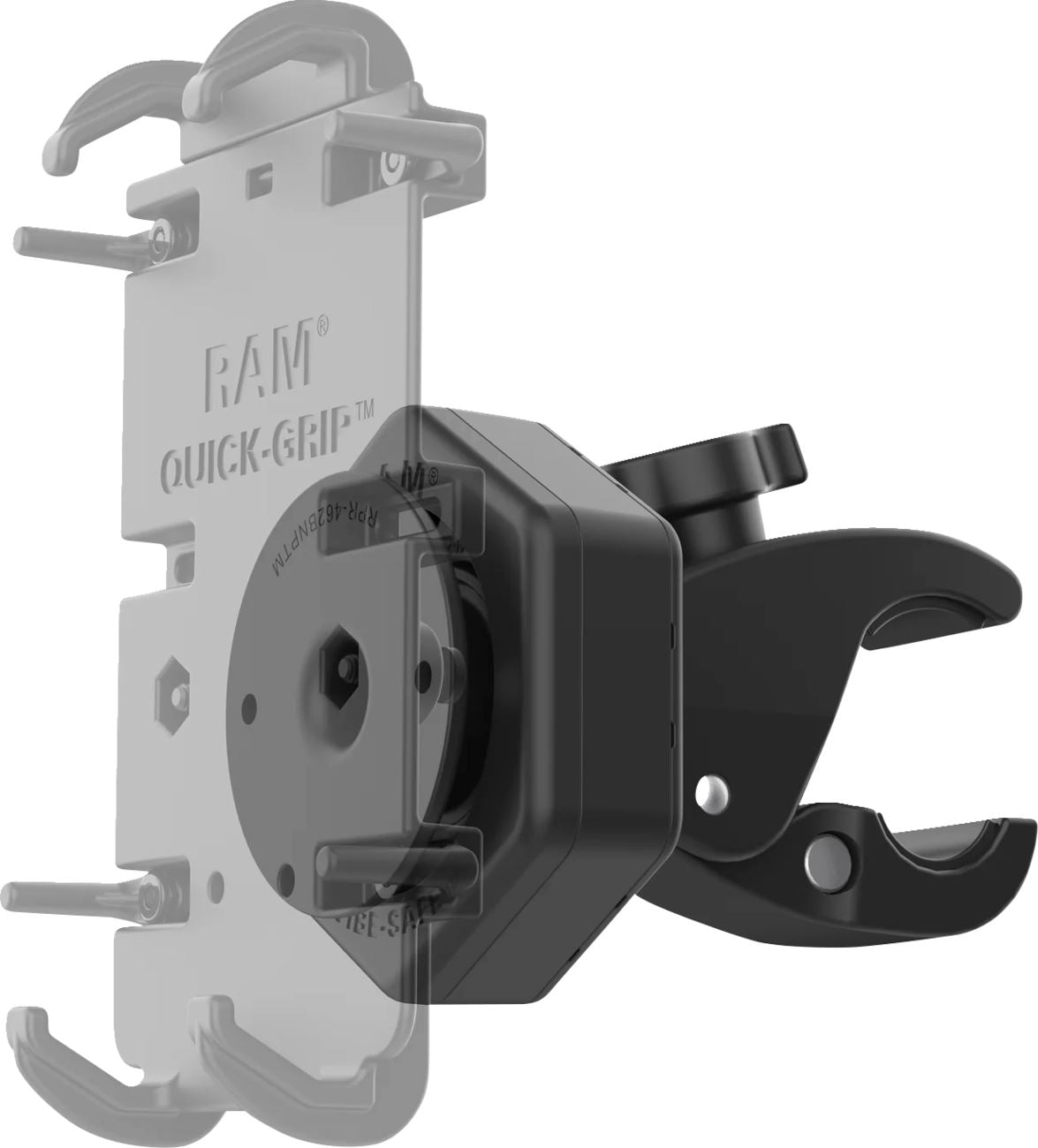 RAM MOUNTS Tough-Claw™ Small Clamp Base with Vibe-Safe™ Adapter