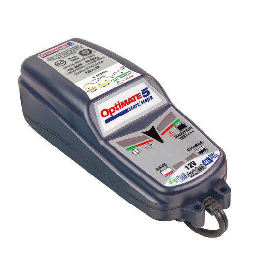 Optimate 5 12V 4A Start Stop Charger Optimiser Quad Motorcycle Car Van