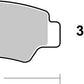 Sbs PSI Brake Pads For CF Moto CFORCE 520 EFI 4X4 2018-2023 987PSI