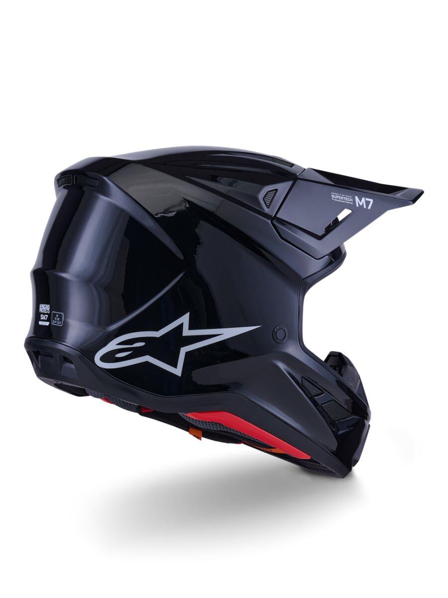 ALPINESTARS SM7 Helmet BLACK-GLO 2025 Model