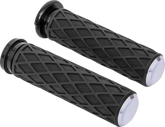 Arlen Ness Diamond Grips Black For Harley Davidson XL 883 N 81-22 500-005