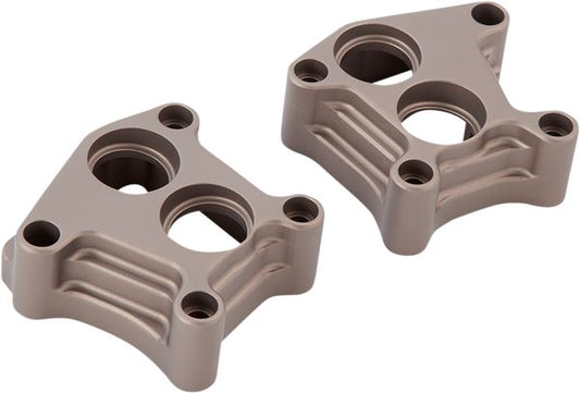 Arlen Ness 10 Gauge Lifter Block Covers Titanium For HD FXDF 1690 99-17 12-575