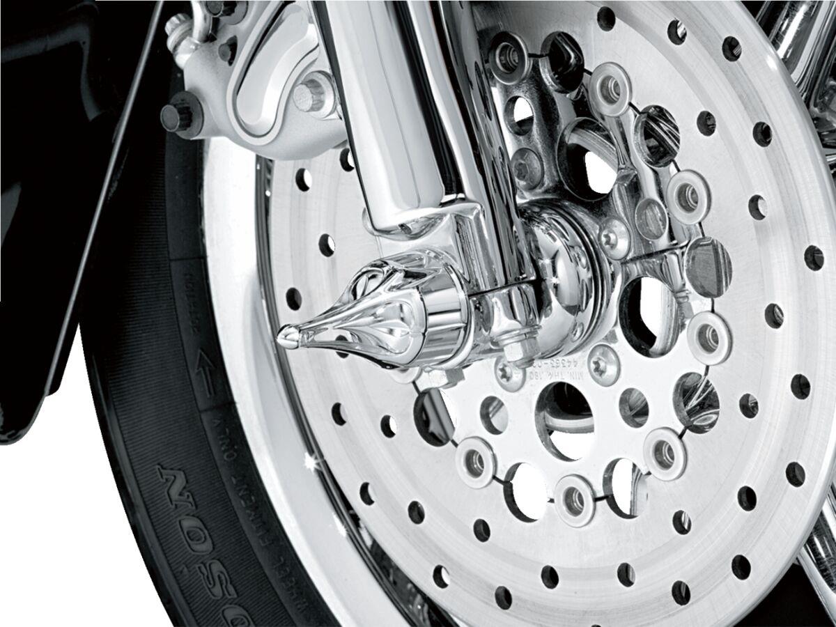 Kuryakyn Front Axle Nut Cover For Harley Davidson FLHRXS 1868 1980-2024 KUR1225