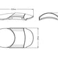 Puig Aluminum Sheet Front Mudguard Black 20541W