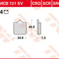 Trw SV Series Sindered Brake Pads For Benelli TRK 702 2000-2026 MCB721SV