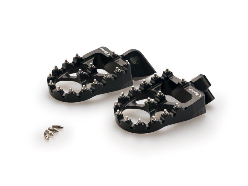 PUIG Off Road Footpegs Black for Yamaha WR250 R/X/XT 99-25 20559N