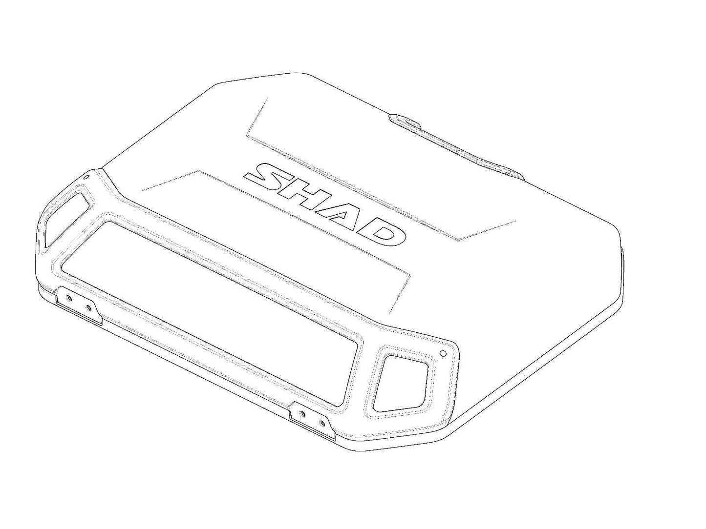SHAD Replacement Cover Black - TR36/TR47 203163RB