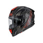 PREMIER HELMETS Hyper Carbon Red/Black Motorcycle Helmet