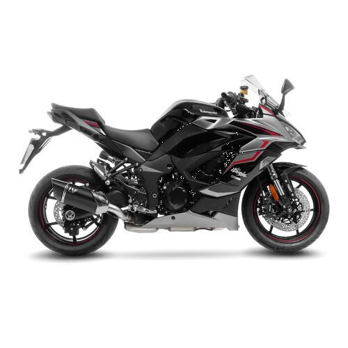 Leovince Muffler Lv-14 R For Kawasaki Ninja 1000 SX/Tourer 20-24 Black Stainless Steel 15602b