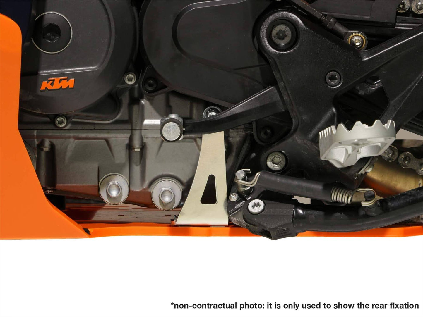 AXP RACING Adventure Skid Plate TOURING For KTM Adv 790 2024 Black AX1737