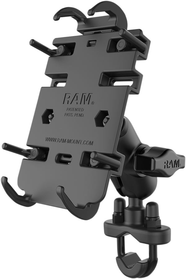 RAM MOUNT Quick Grip Phone Mount with U-Bolt Base Black 25,4 mm (1")