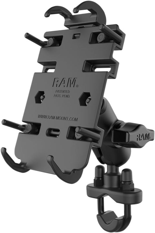 RAM MOUNT Quick Grip Phone Mount with U-Bolt Base Black 25,4 mm (1")