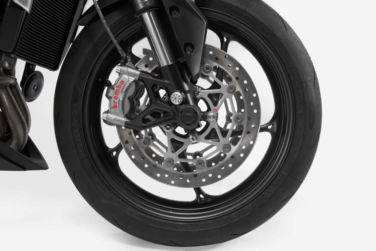 SW MOTECH Front Axle Slider Set For KTM DUKE 790 2009-2024 STP.04.176.10501/B