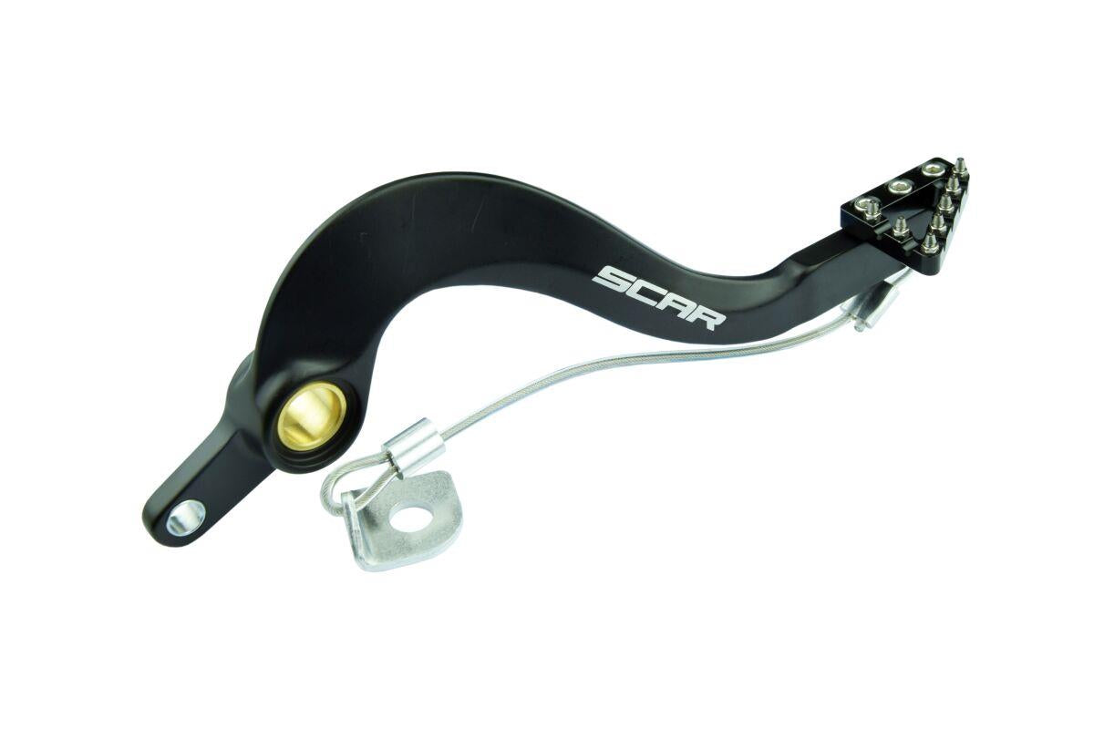 Scar Racing Brake Pedal For Yamaha WR 450 F Fantic XEF 450 2010-2026 RBP103BK