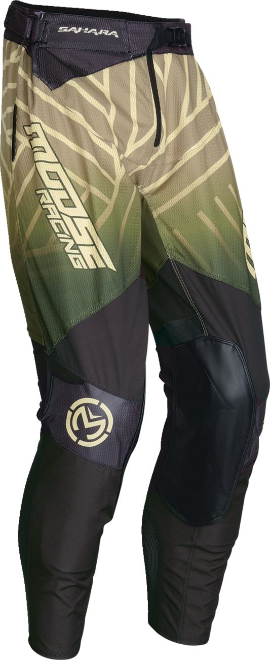 Moose Racing Soft-Goods Pants Sahara Green/Black 24 Model