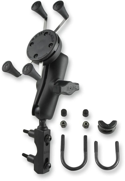 Ram Mounts Ram Combination Brake/Clutch Resevoir U-Bolt Mount W/ Universal X-Grip Cell Phone Holder - RAM-B-174-UN7