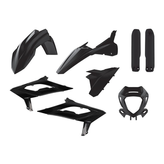 Polisport Body Kit Full For Beta RR 125 2023-2024 Black ABS Plastic Kit 91317