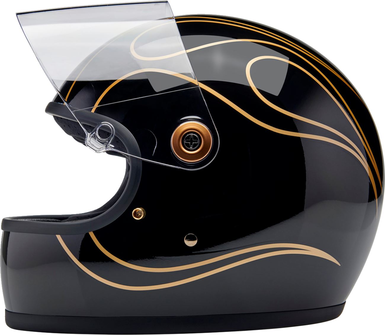 BILTWELL Gringo S Black Motorcycle Helmet