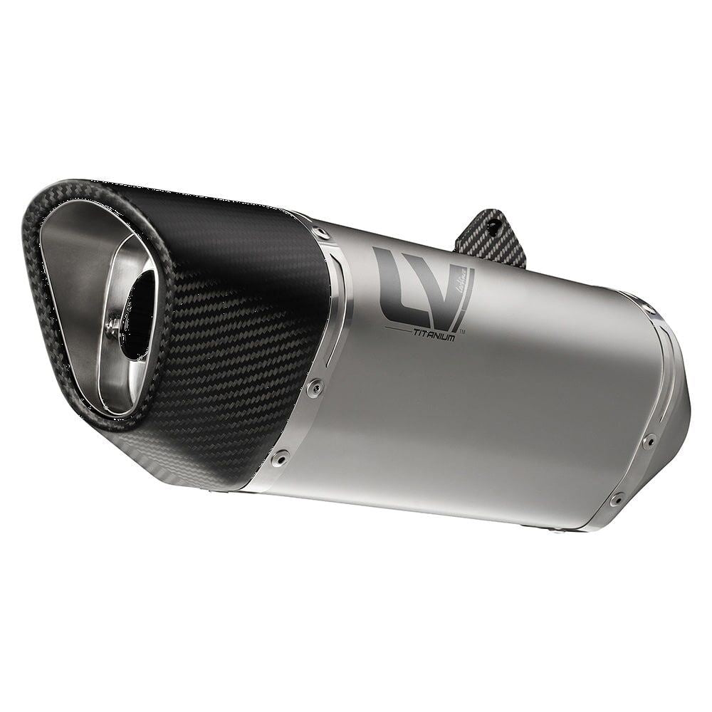 Leovince LV-14R Titanium Slip-On Muffler For Kawasaki Ninja 500 ABS 18-25 15607T