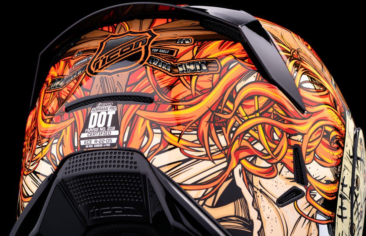 ICON Airframe Pro™ TopShelf Red Motorcycle Helmet