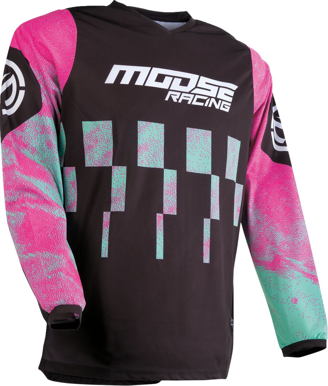 Moose Racing Jersy Qualifier Pink/Teal 24 Model