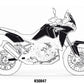 UNIRACING Decal Kit AFRICA TWIN REPLICA K50847