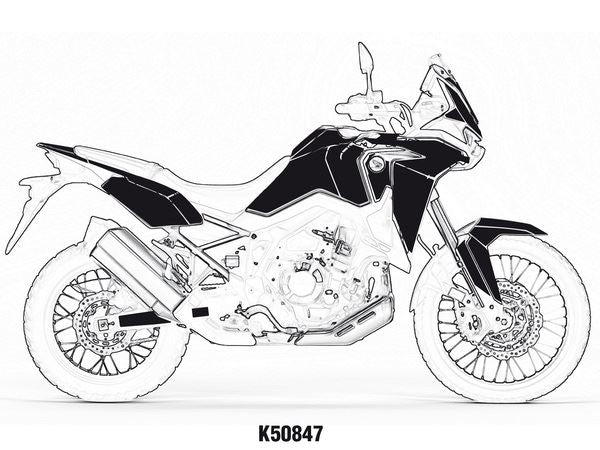 UNIRACING Decal Kit AFRICA TWIN REPLICA K50847
