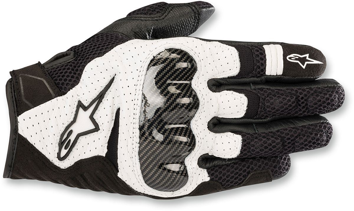 Alpinestars Smx-1 Air Carbon V2 Gloves Black White