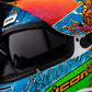 ICON Airform™ Dino Fury Motorcycle Helmet Blue - 2023 Model