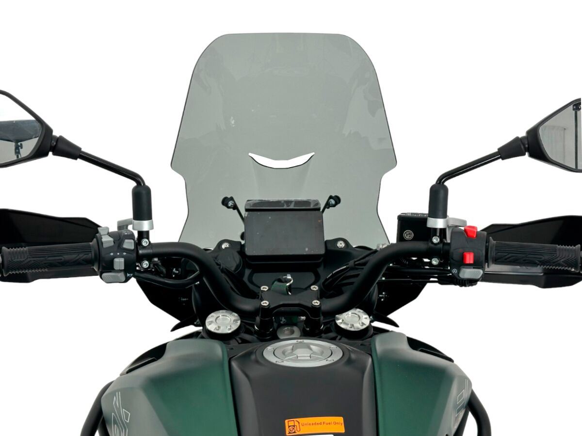 WRS Windscreen Caponord For Benelli TRX 702/X Smoke Predrilled Fixed BE007F