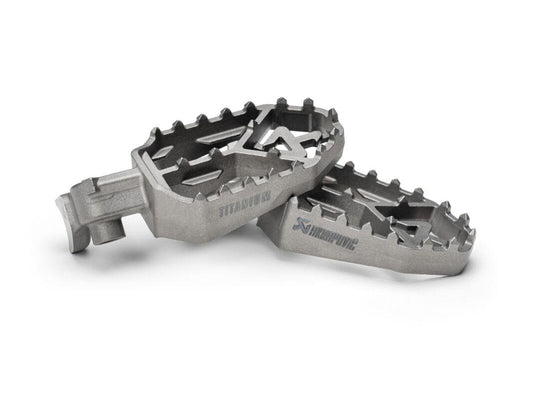 Akrapovic Titanium Foot Pegs For Yamaha XTZ 700 2019-2025 Durable F-Y7T2
